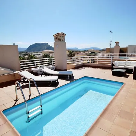 Atico Con Piscina Privada En Primera Linea Apartment Denia